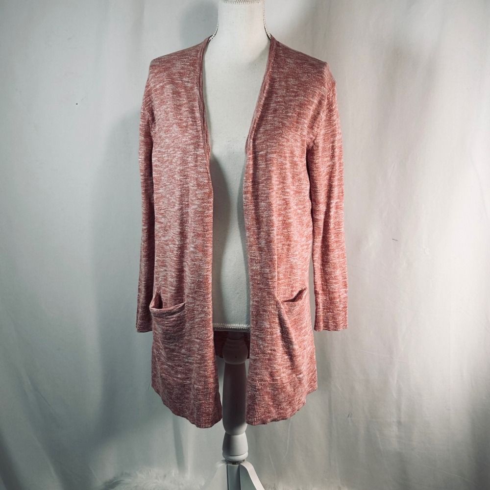 Madewell Summer Ryder Women's Open Front Cardigan‎ Terracotta Pink Size S